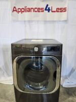 9.0 cu. ft. Mega Capacity Smart wi-fi Enabled Front Load Electric Dryer with TurboSteam™ and Built-In Intelligence