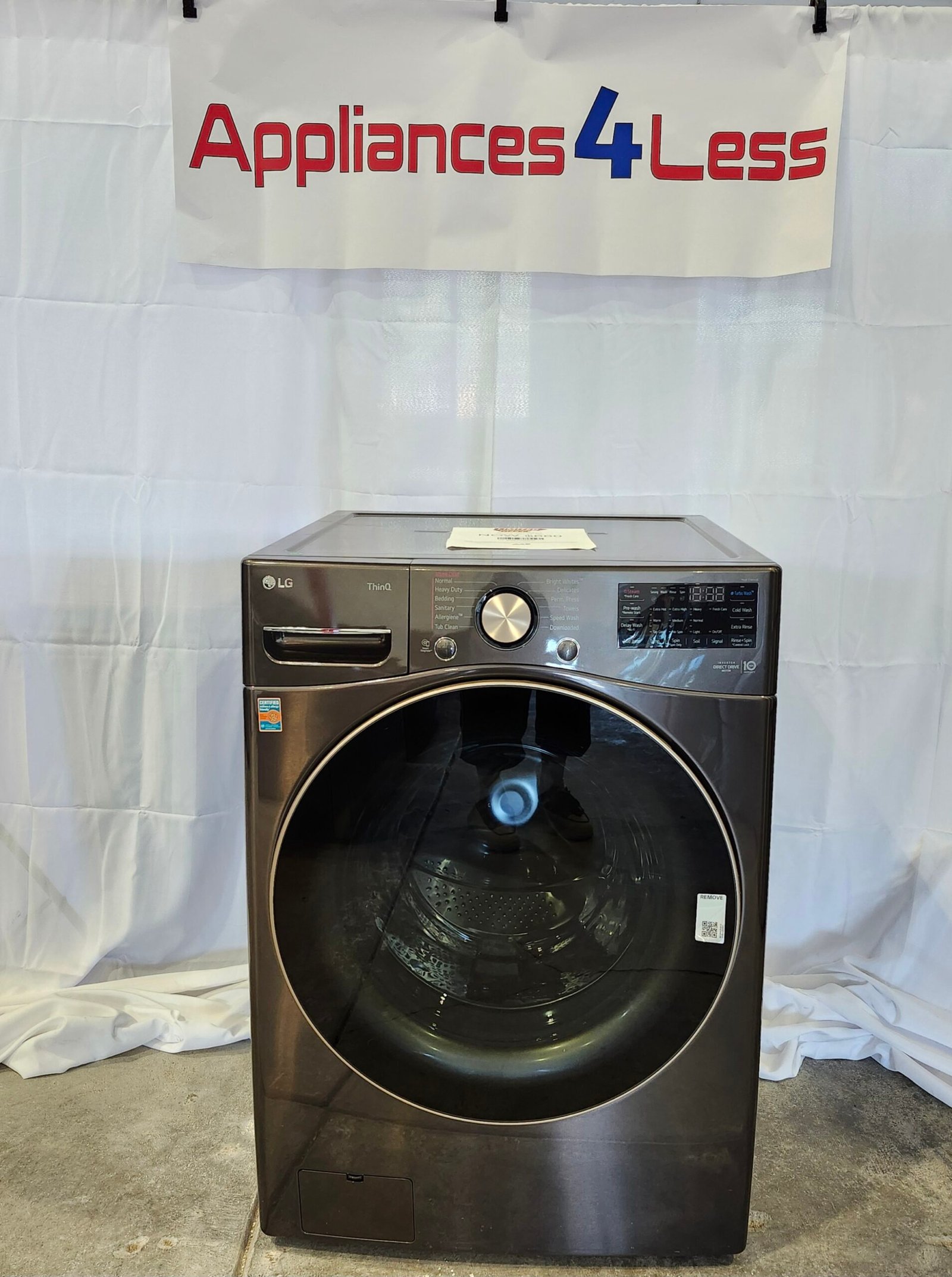 WM4000HBA-1 4.5 cu. ft. Ultra Large Capacity Smart wi-fi Enabled Front Load Washer with TurboWash™ 360° and Built-In Intelligence - Image 1