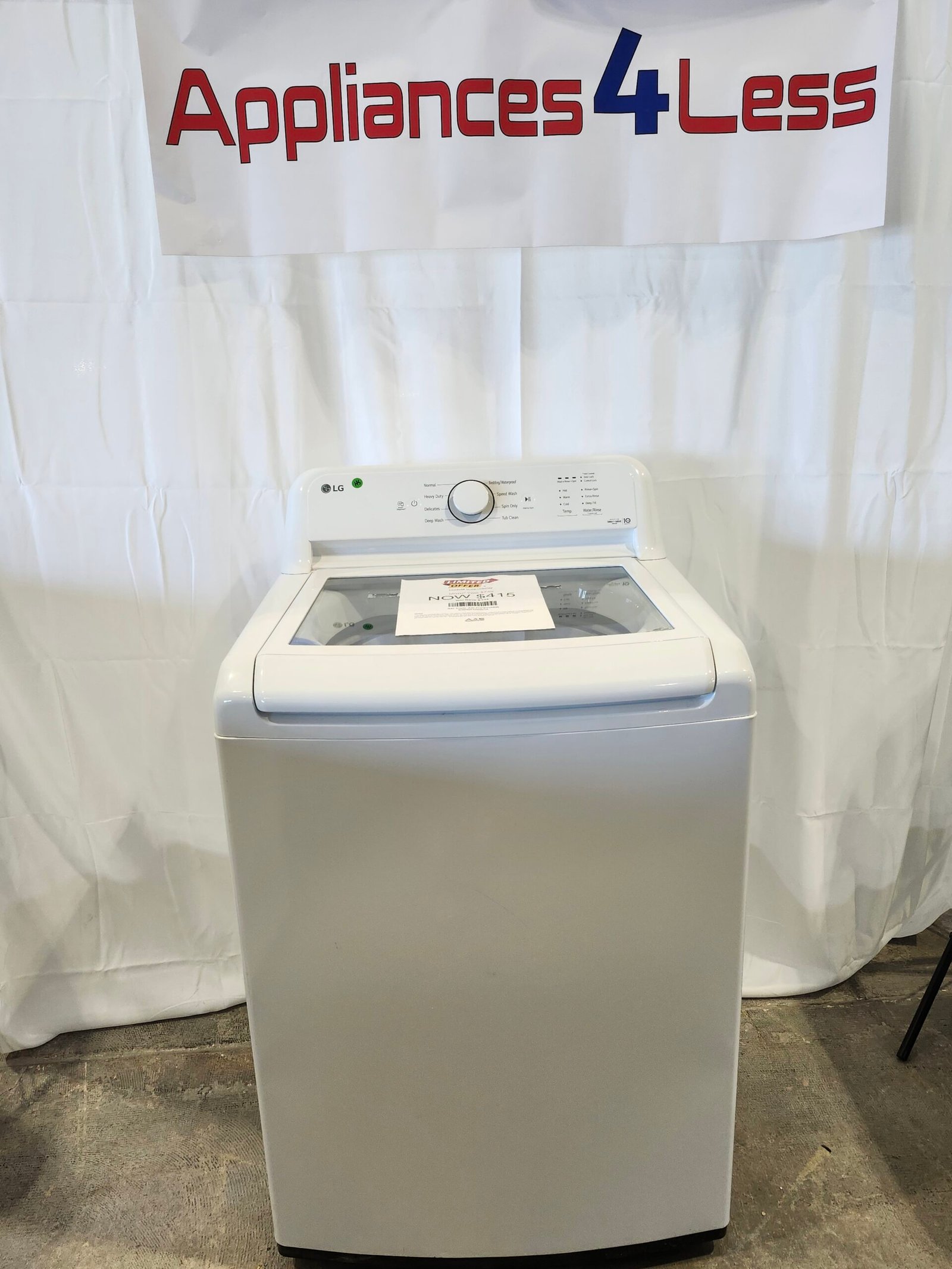 WT6105CW-1 4.1 cu. ft. Top Load Washer with 4-Way Agitator® and TurboDrum™ Technology - Image 1