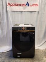 Samsung 5 cu. ft. Extra Large Capacity Smart Front Load Washer in Brushed Black with Super Speed Wash and Steam