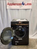 Samsung 5 cu. ft. Extra Large Capacity Smart Front Load Washer in Brushed Black with Super Speed Wash and Steam - Image 2